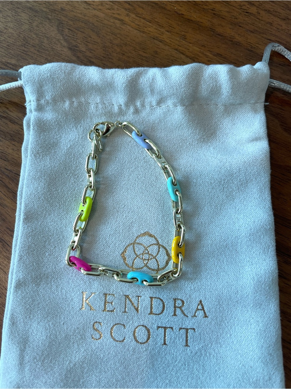 Kendra Scott Bailey Multi-Color Link Bracelet